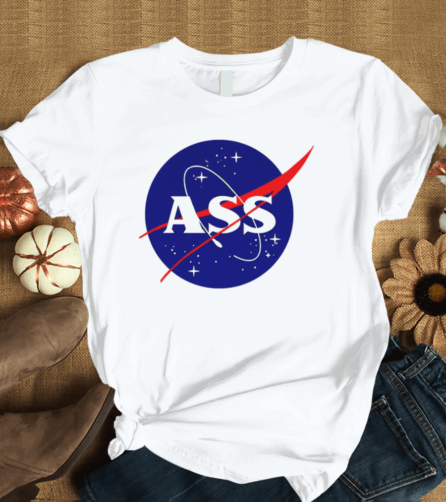 Nasa Ass Logo Space T-Shirt