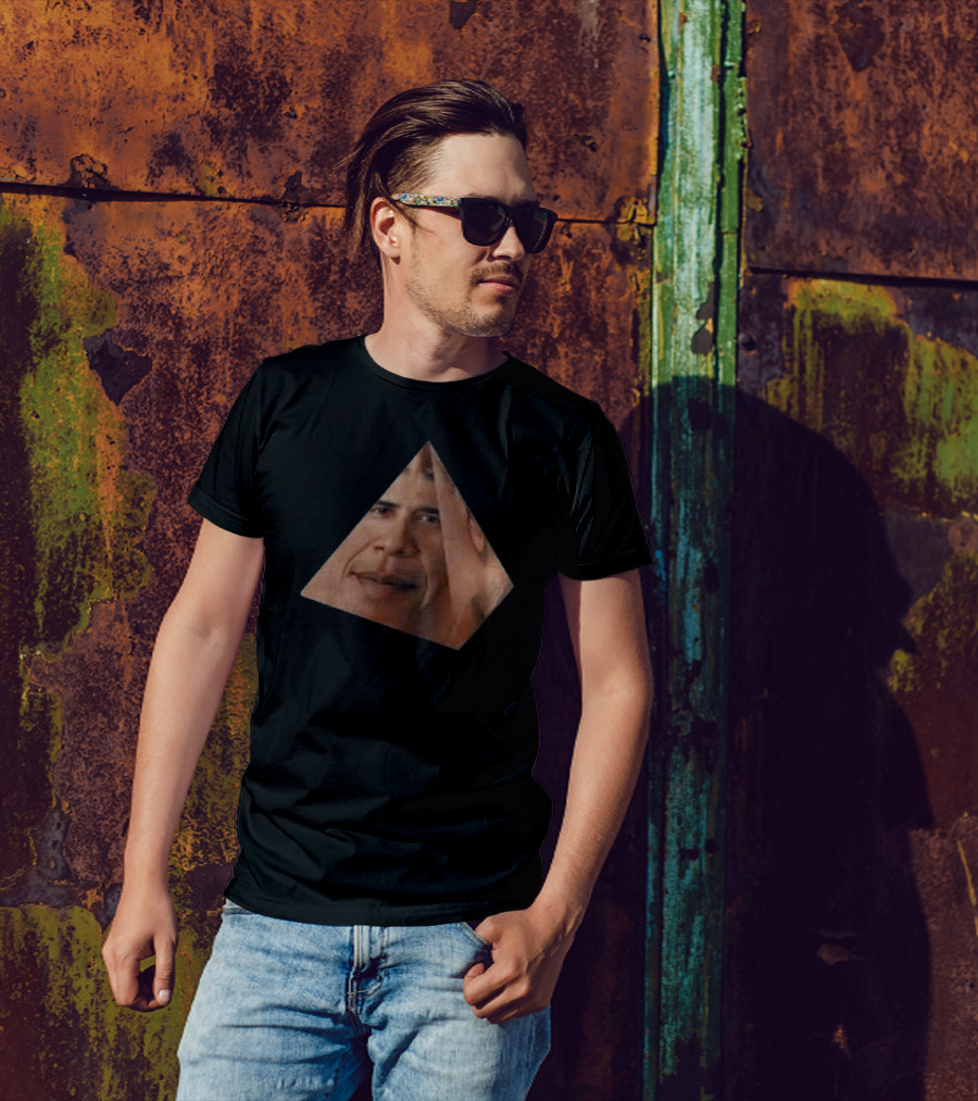 Obama Obamium Pyramid Face T-Shirt