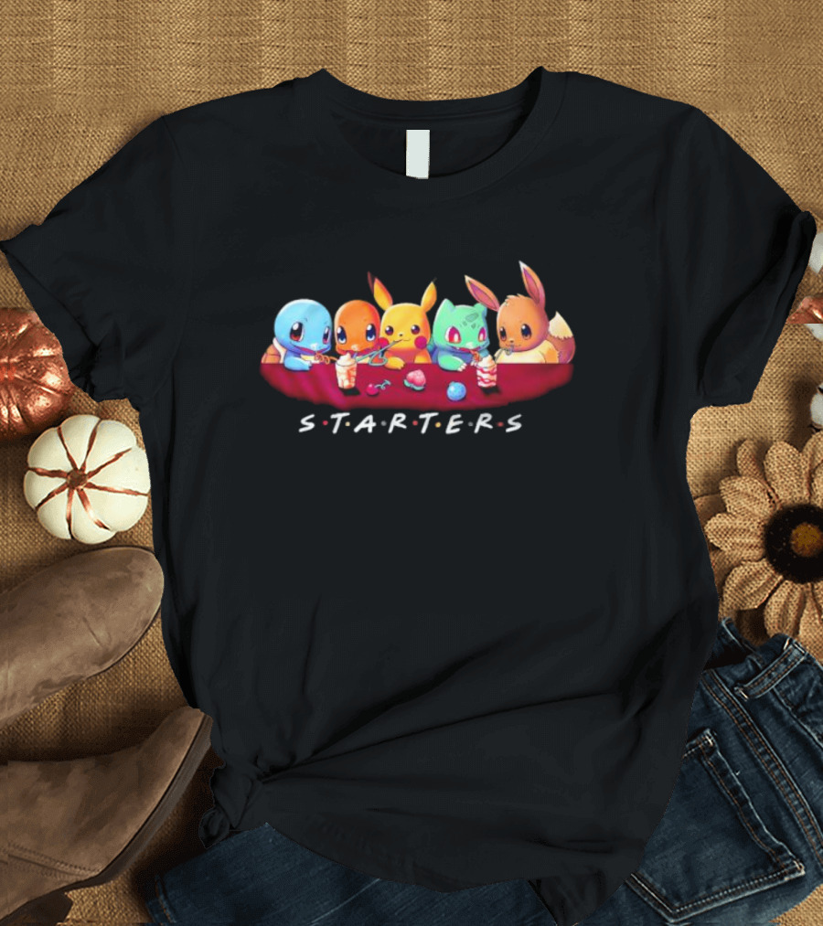 Pokemon Starters S T A R T E R S Friends T-Shirt