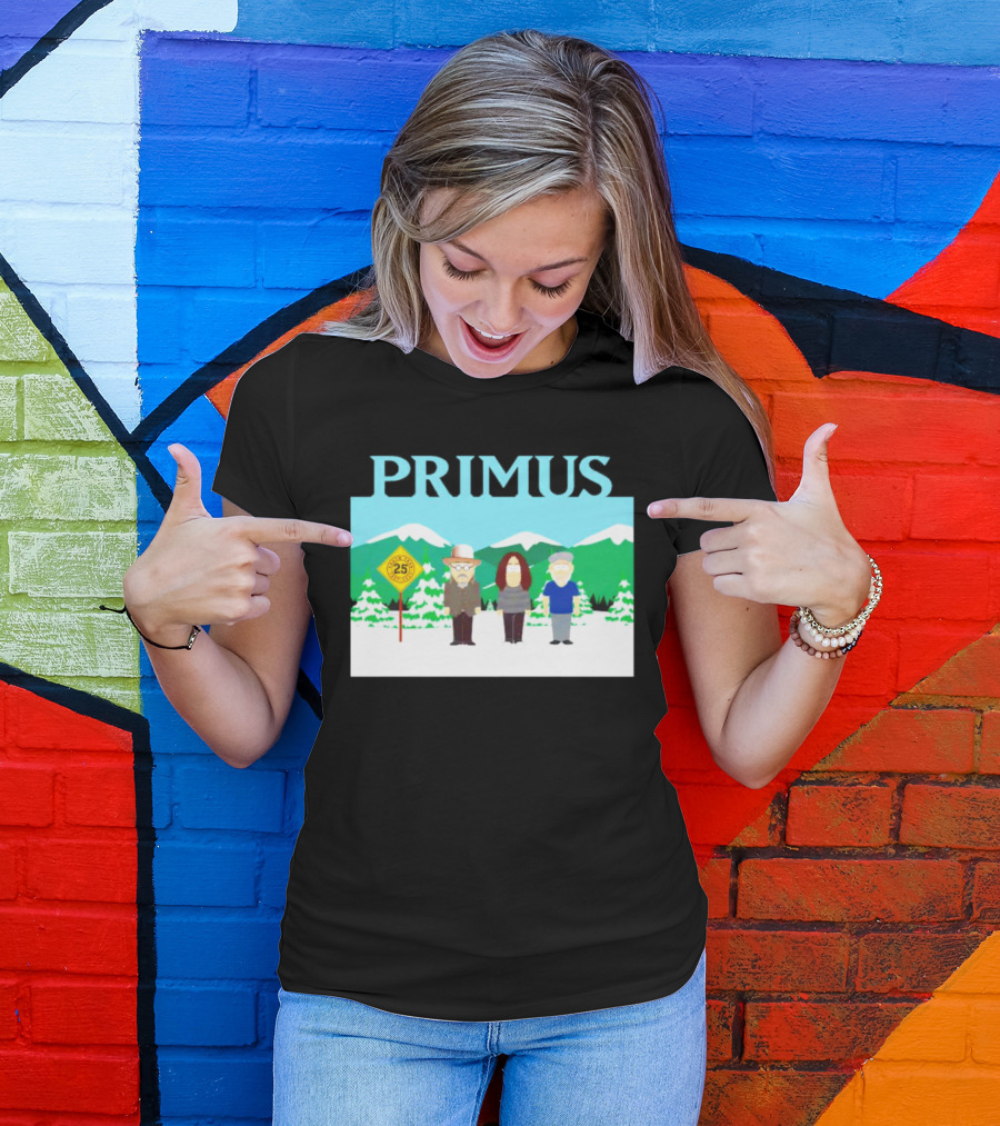 Primus 25 Years South Park Winter Scene T-Shirt