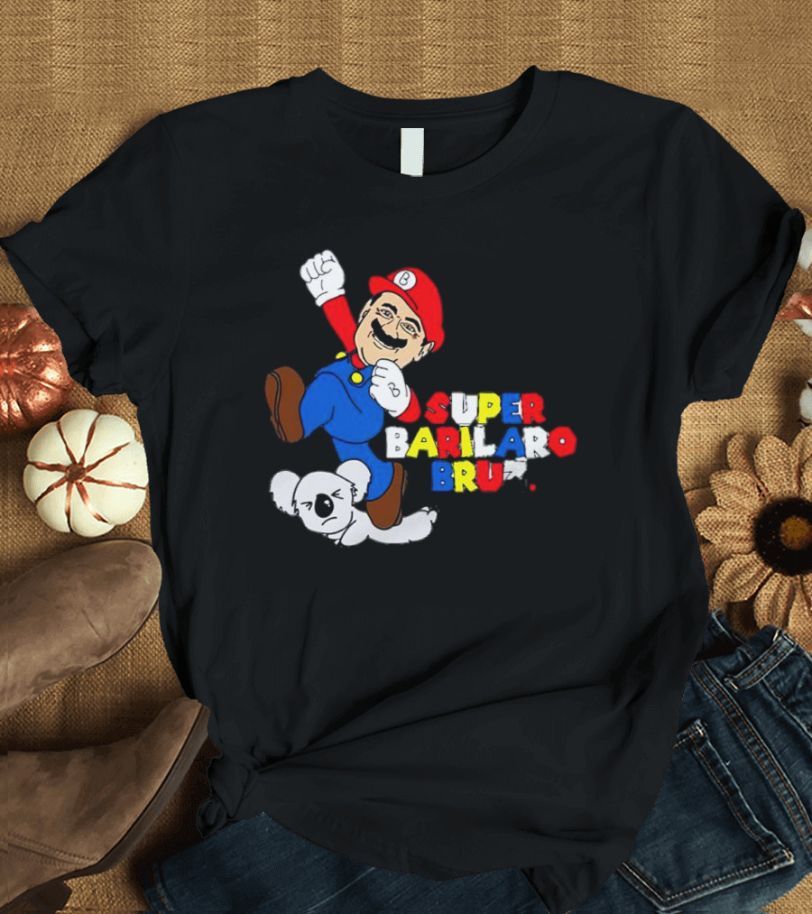 Super Barilaro Bruz Mario Parody Koala T-Shirt