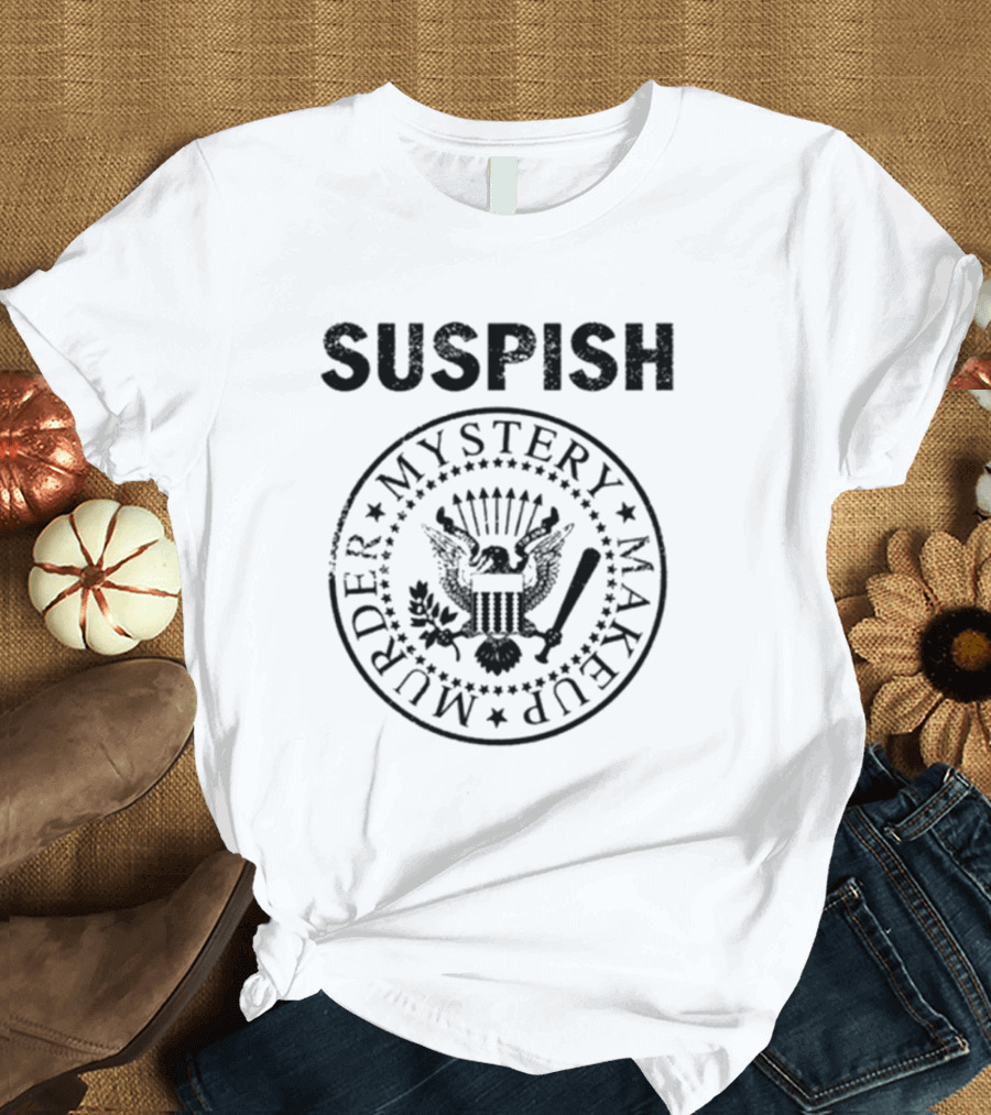 Suspish Mystery Makeup Murder Seal T-Shirt