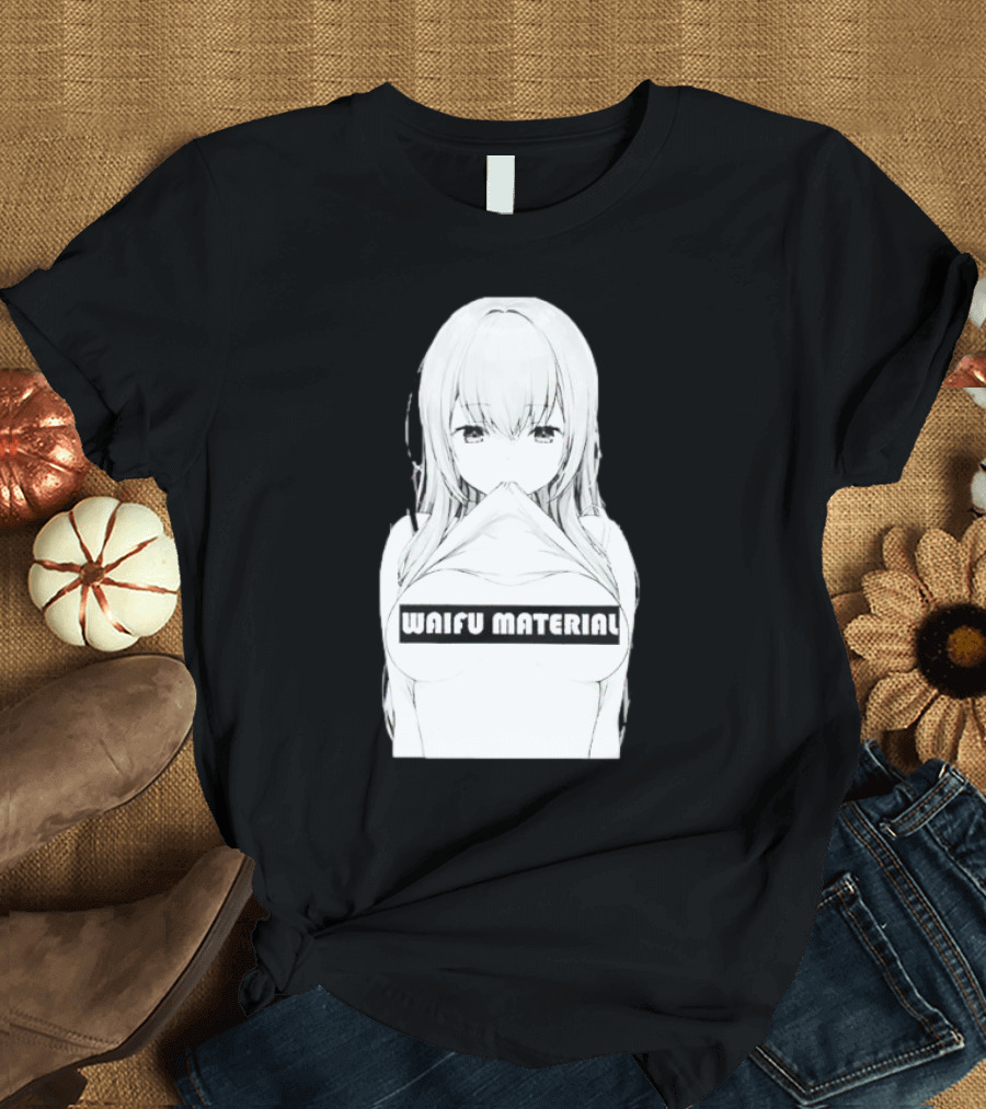Waifu Material Anime Girl Manga T-Shirt