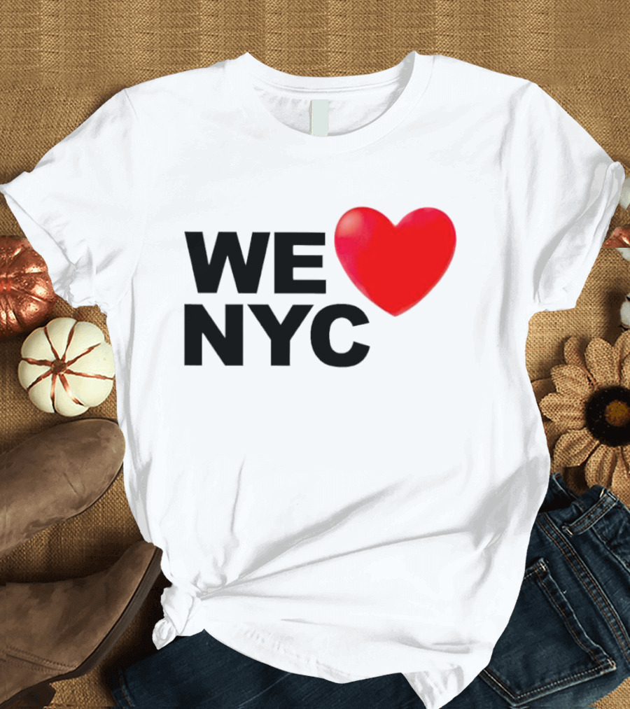 WE Heart NYC Red Love T-Shirt