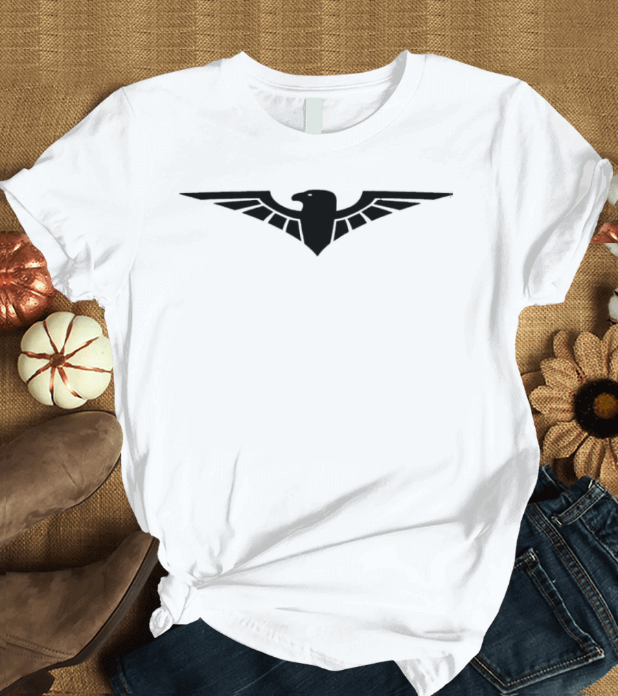Falcon Wing Icon Black T-Shirt