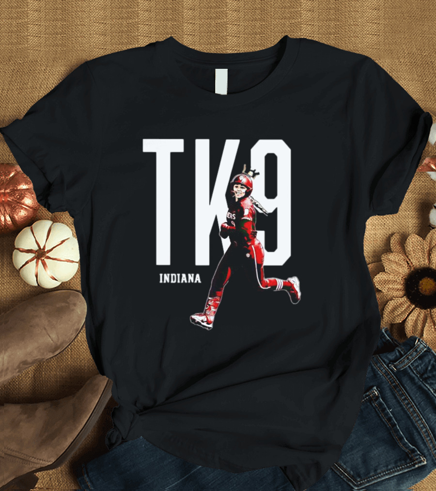 TK9 Indiana Softball Taryn Kern Player Runner T-Shirt