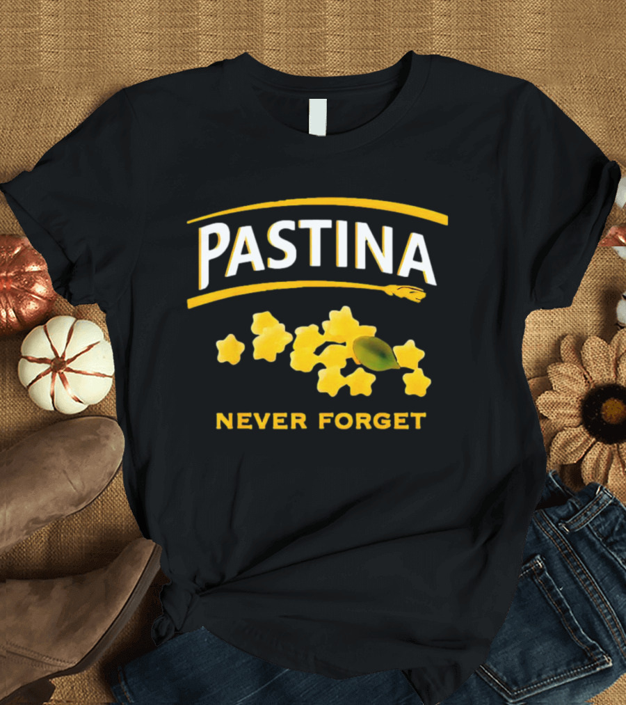 Pastina Never Forget Star Shaped Pasta Leaves T-Shirt