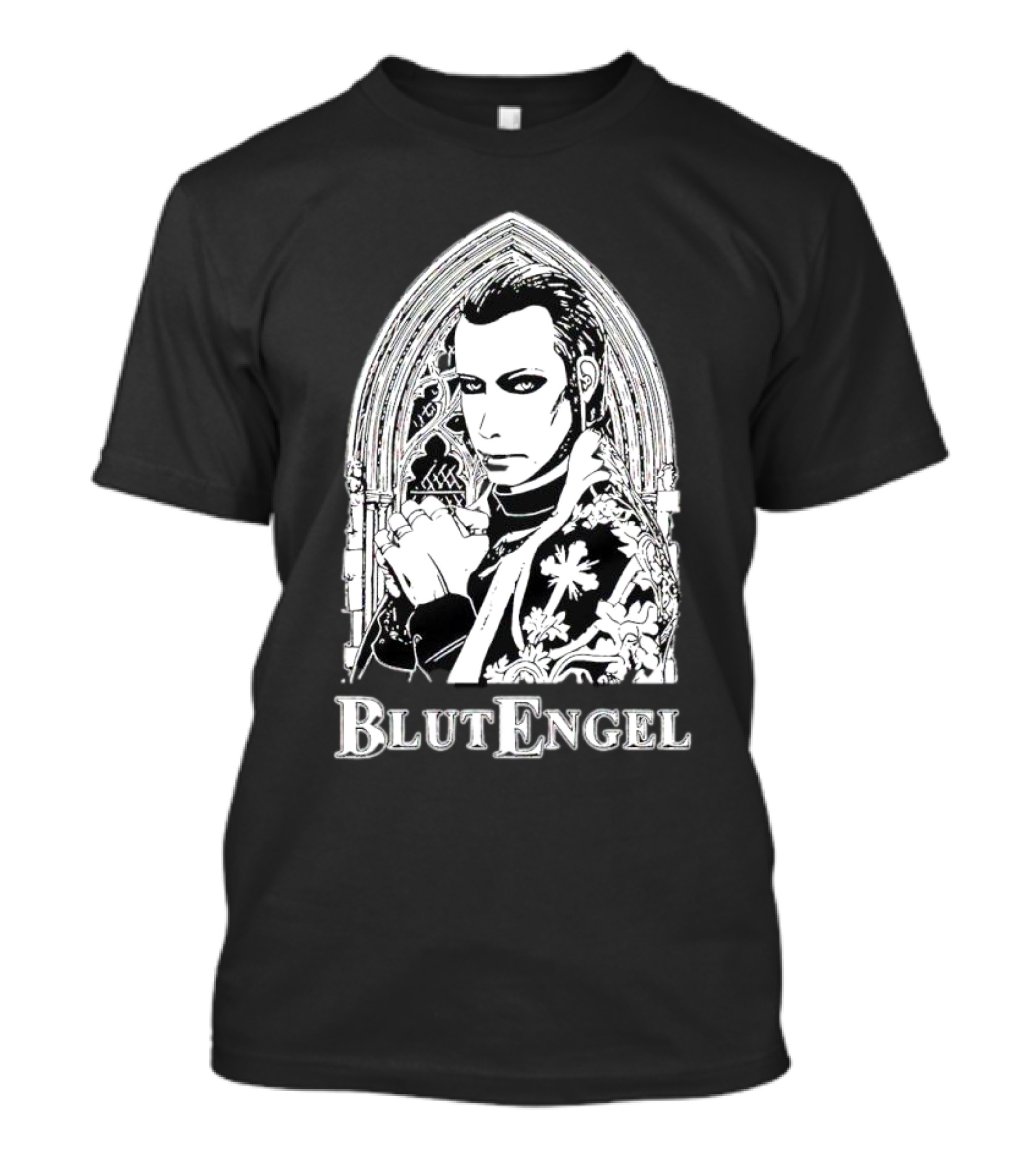 Blutengel Gothic Arch Portrait Chris Paul T-Shirt