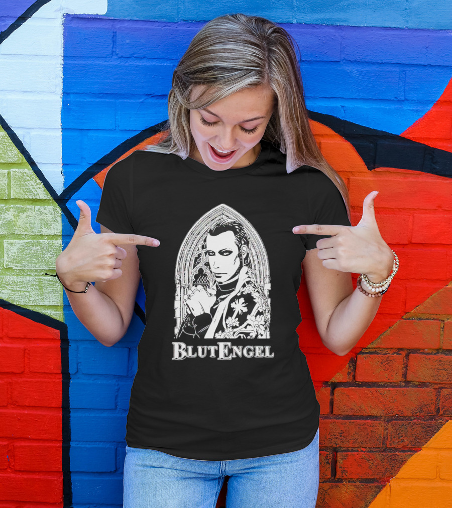Blutengel Gothic Arch Portrait Chris Paul T-Shirt