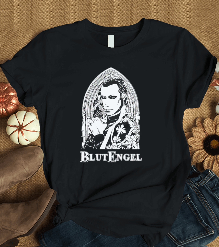 Blutengel Gothic Arch Portrait Chris Paul T-Shirt