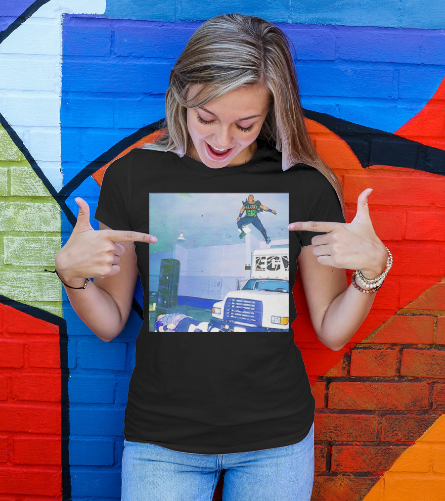 Jerome Young New Jack Flying ECW Truck Arena Scene T-Shirt