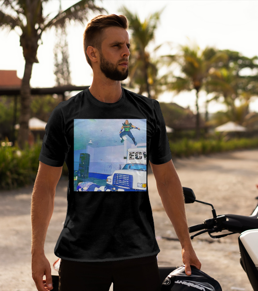 Jerome Young New Jack Flying ECW Truck Arena Scene T-Shirt