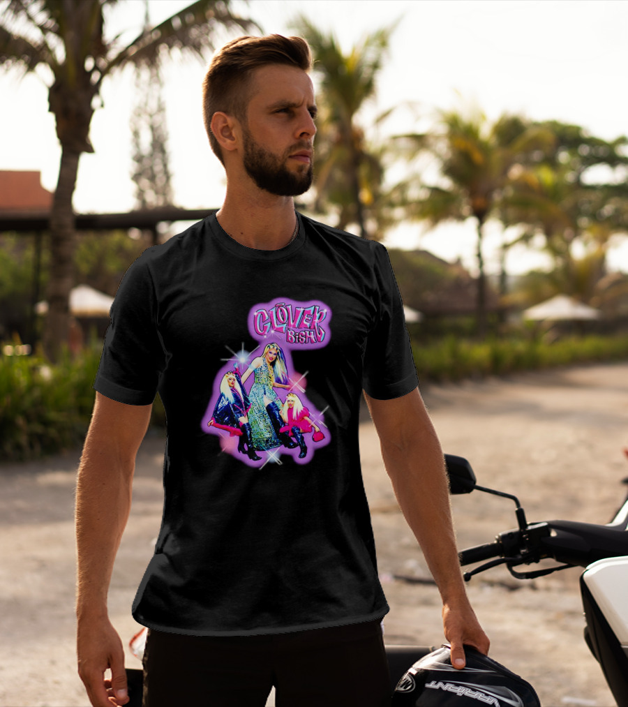 Clover Bish Clover Dollz Shine Glam Trio T-Shirt