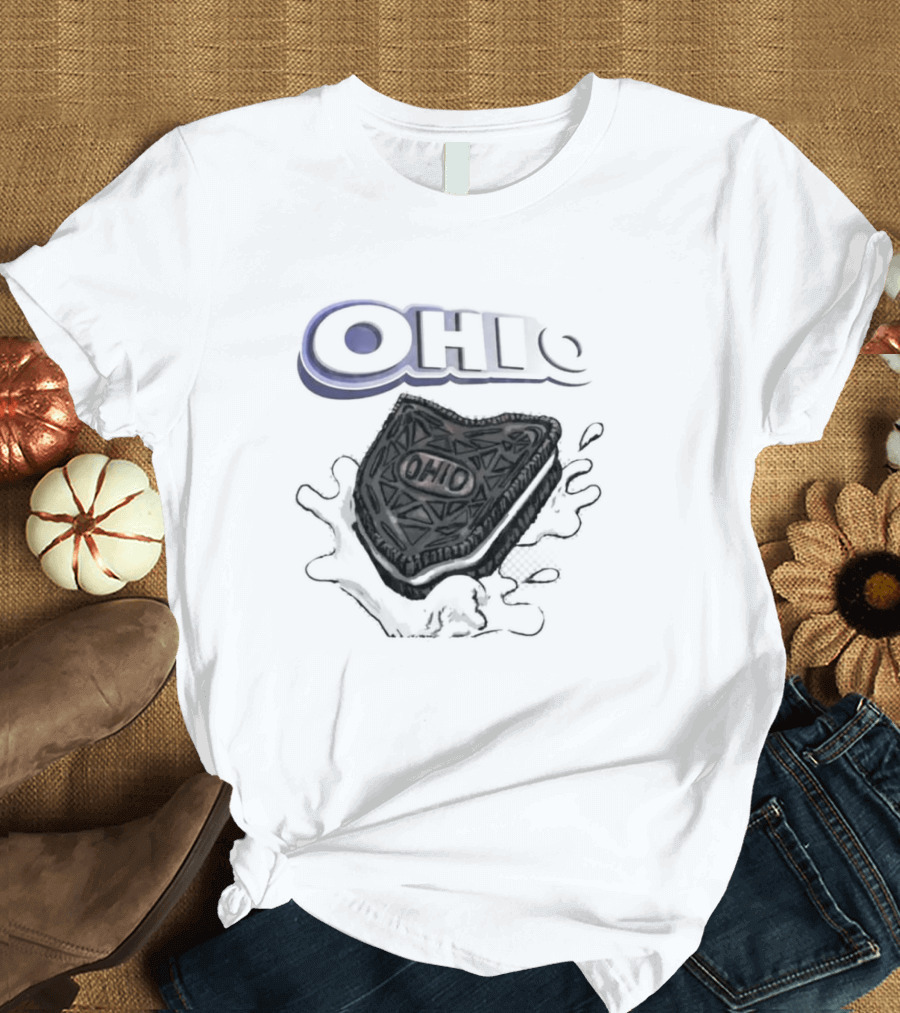 OHIO Cookie Milk Splash T-Shirt