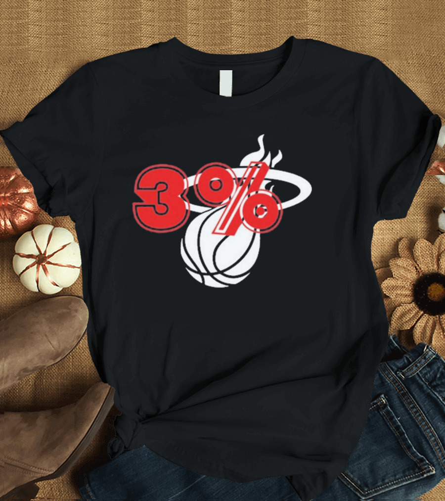 3% Heat Culture Miami Basketball T-Shirt