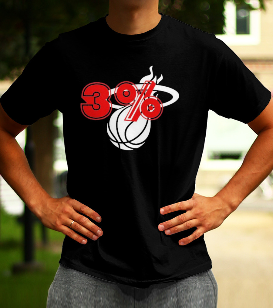 3% Heat Culture Miami Basketball T-Shirt