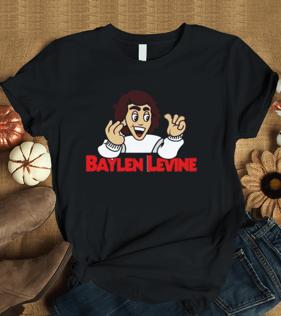 Baylen Levine Cartoon Character Gesture T-Shirt