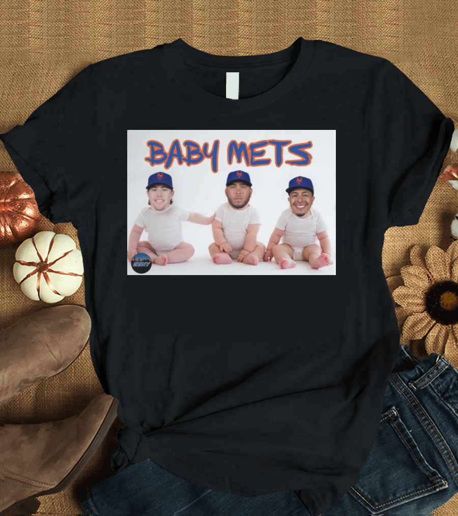 Brett Baty Mark Vientos Francisco Álvarez Baby Mets New York Mets T-Shirt