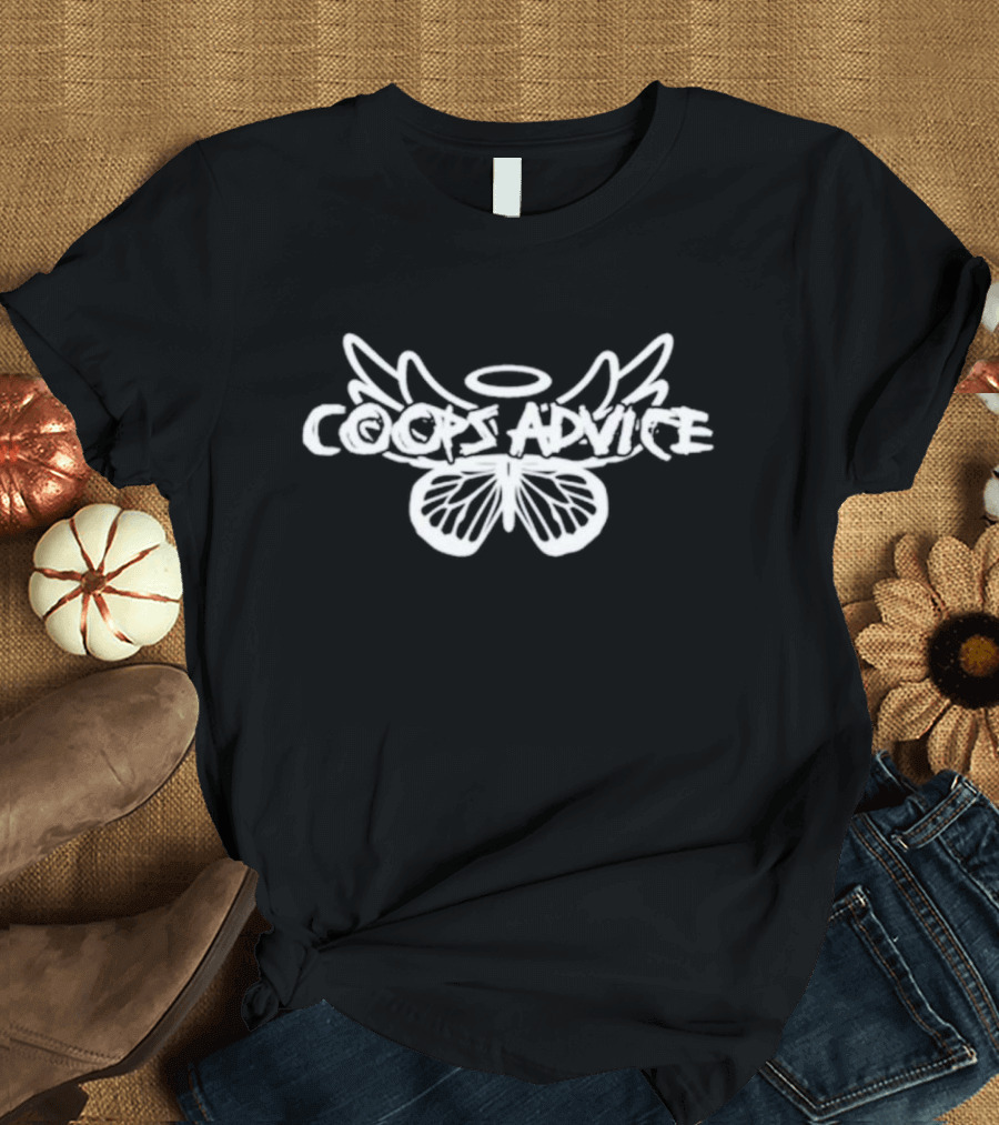 Coops Advice Foundation Angel Wings Butterfly T-Shirt