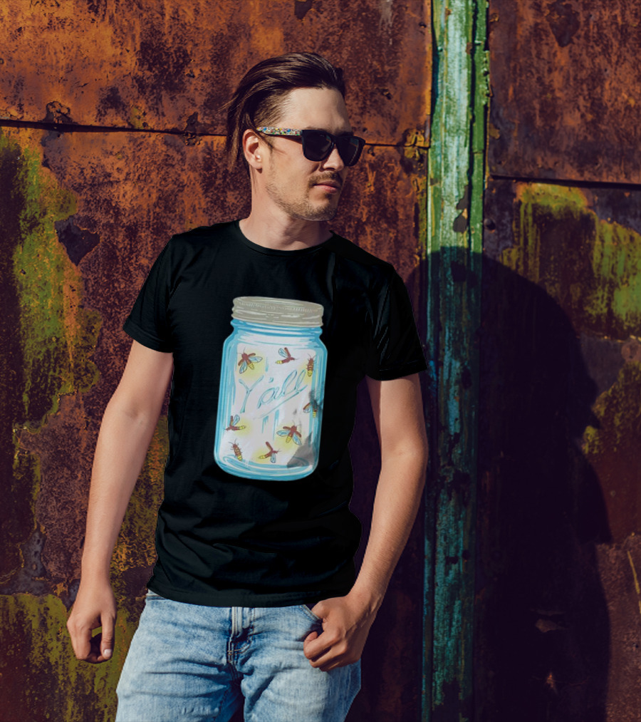 Fireflies In A Jar Y’all T-Shirt