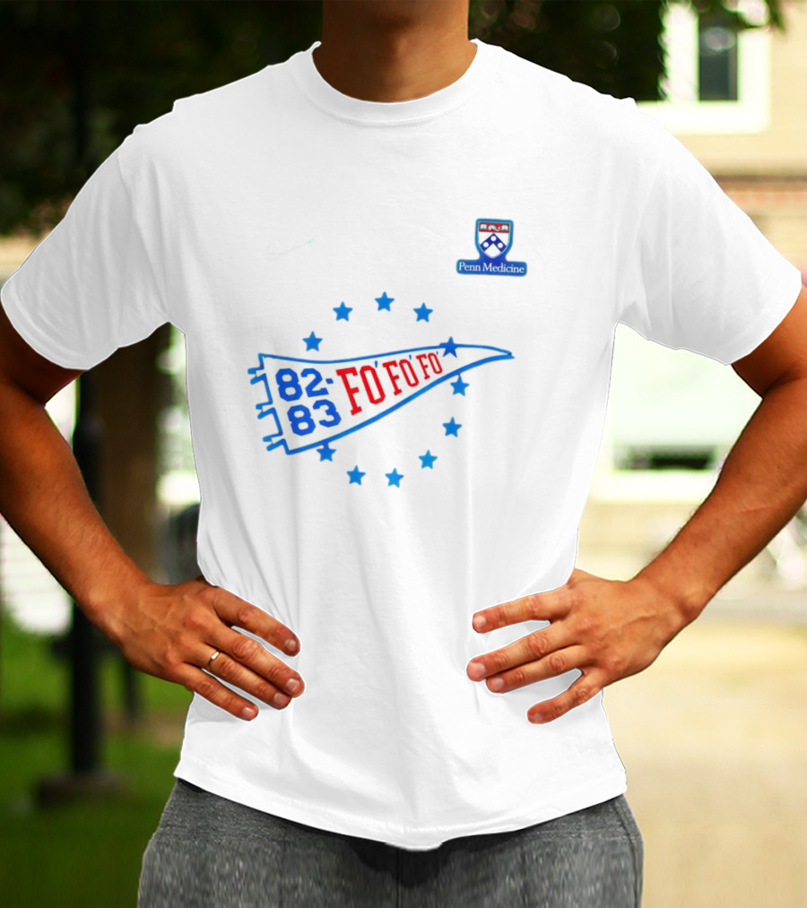 James Harden Philadelphia 76ers 82 83 Fo Fo Fo Penn Medicine T-Shirt