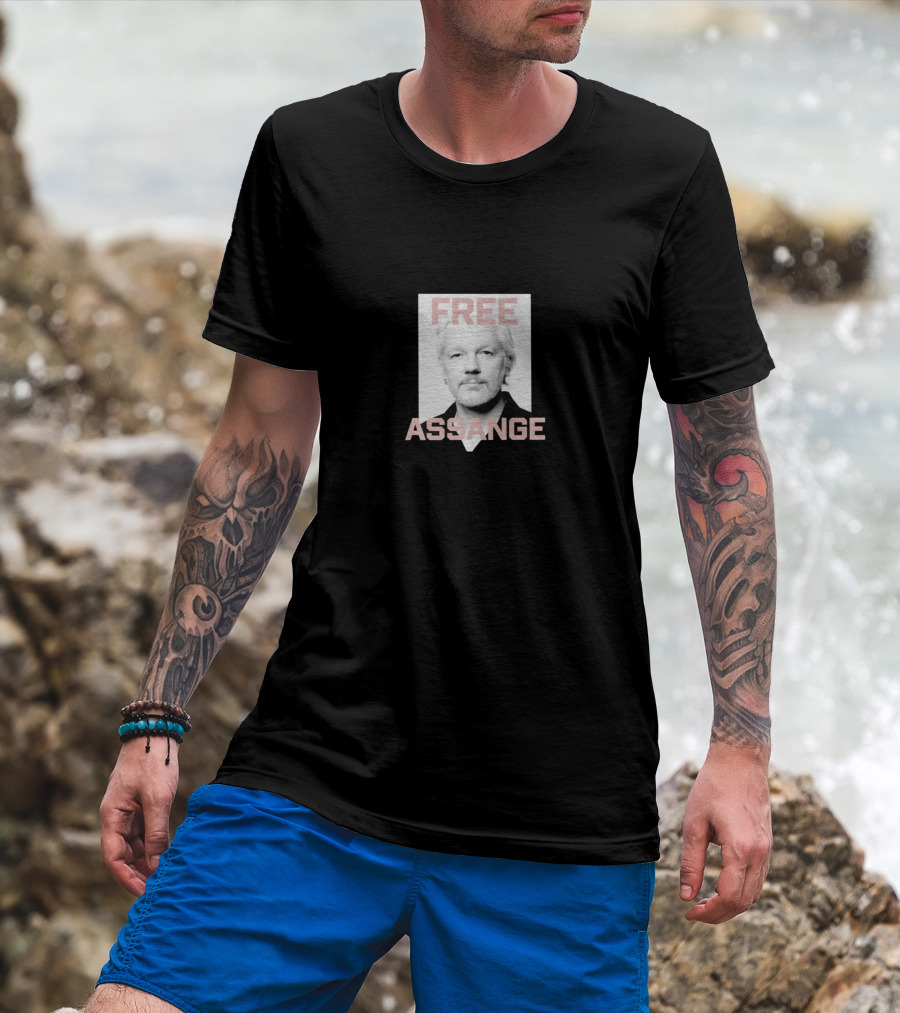 Free Julian Assange Kendama T-Shirt