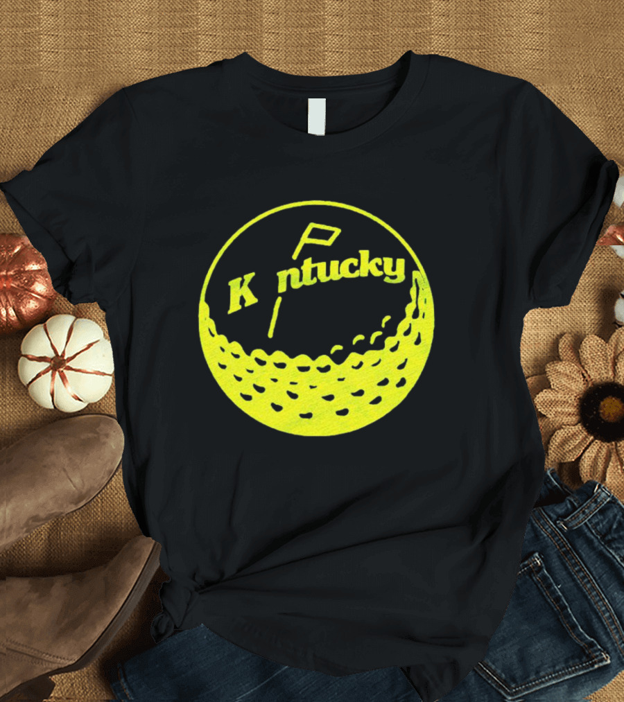 Kentucky Golf Ball Logo With Retro T-Shirt