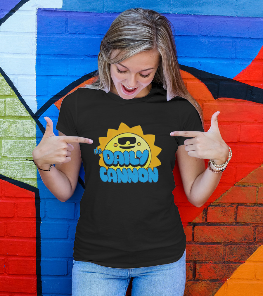 The Daily Cannon Sunburst Smile Emblem T-Shirt