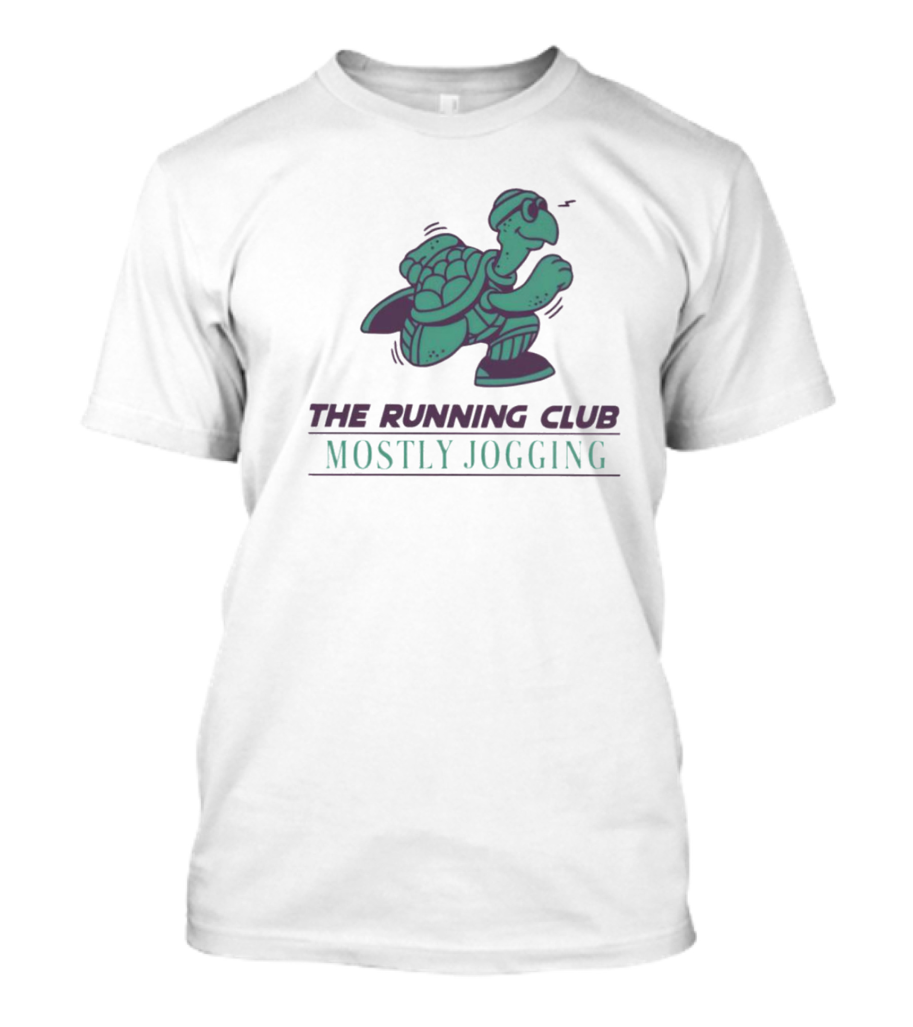 The Running Club Mostly Jogging Turtle T-Shirt