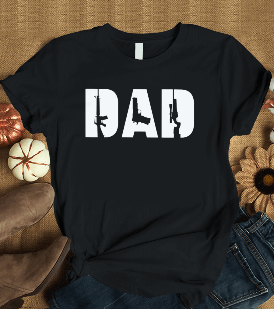 2nd Amendment Dad Gun T-Shirt