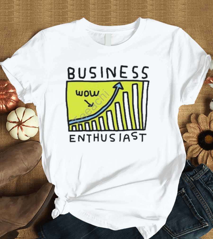 BUSINESS ENTHUSIAST WOW ARROW GRAPH T-Shirt