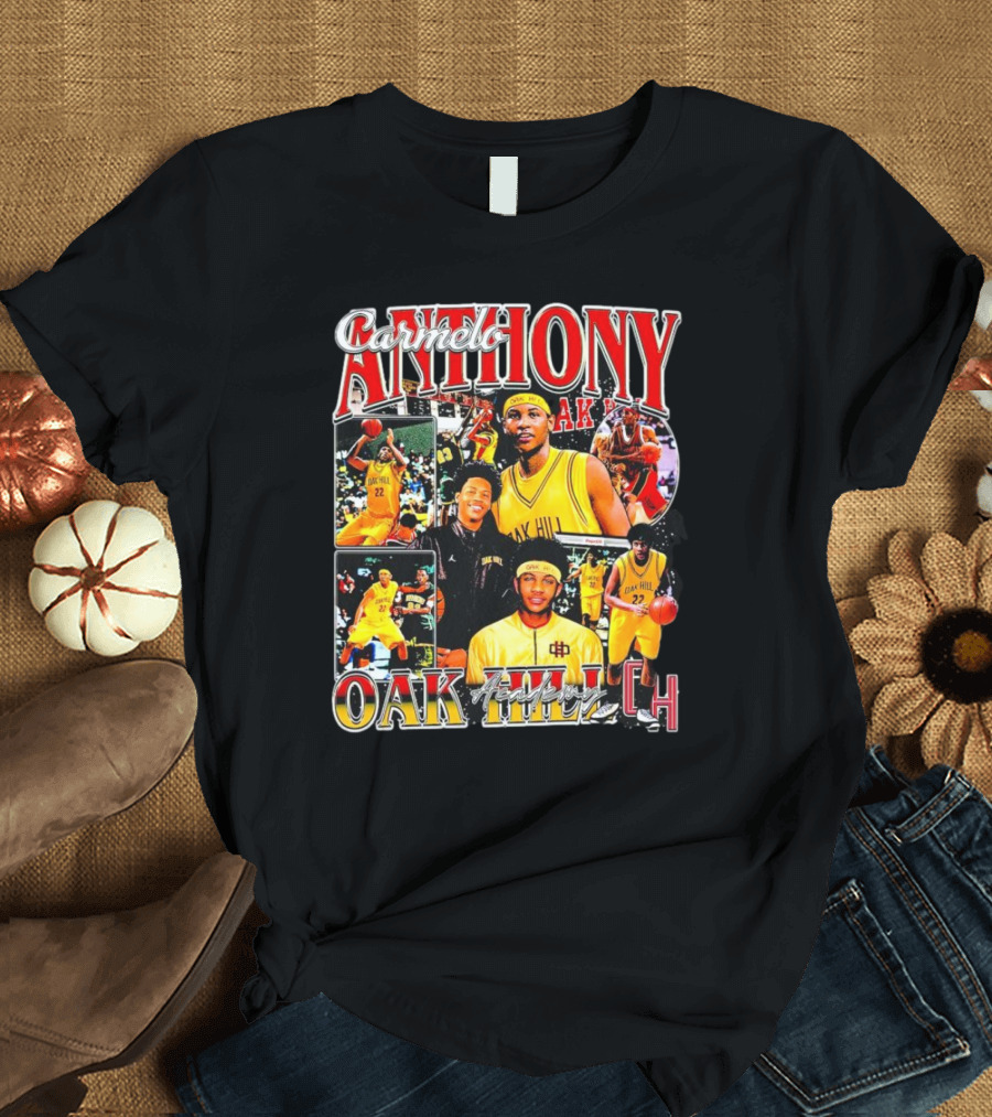 Carmelo Anthony Oak Hill Academy Basketball Highlights T-Shirt