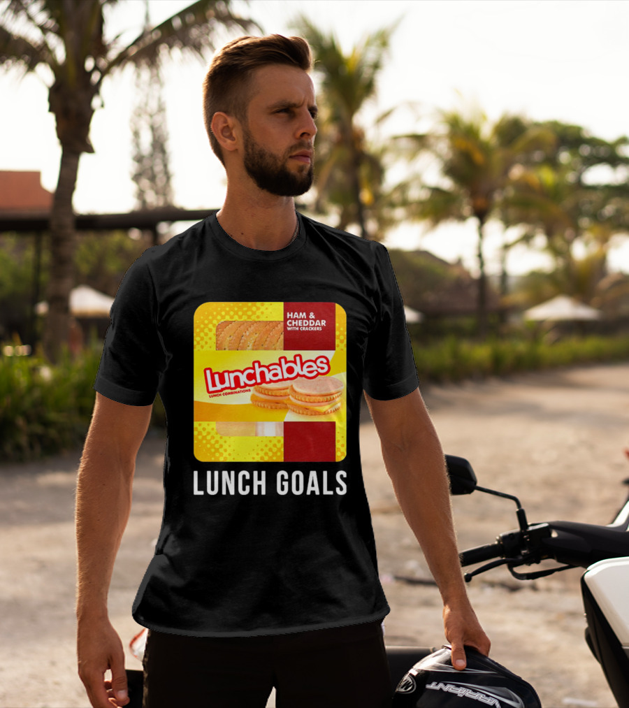 Ham And Cheddar With Crackers Lunchables Lunch Combinations Lunch Goals T-Shirt