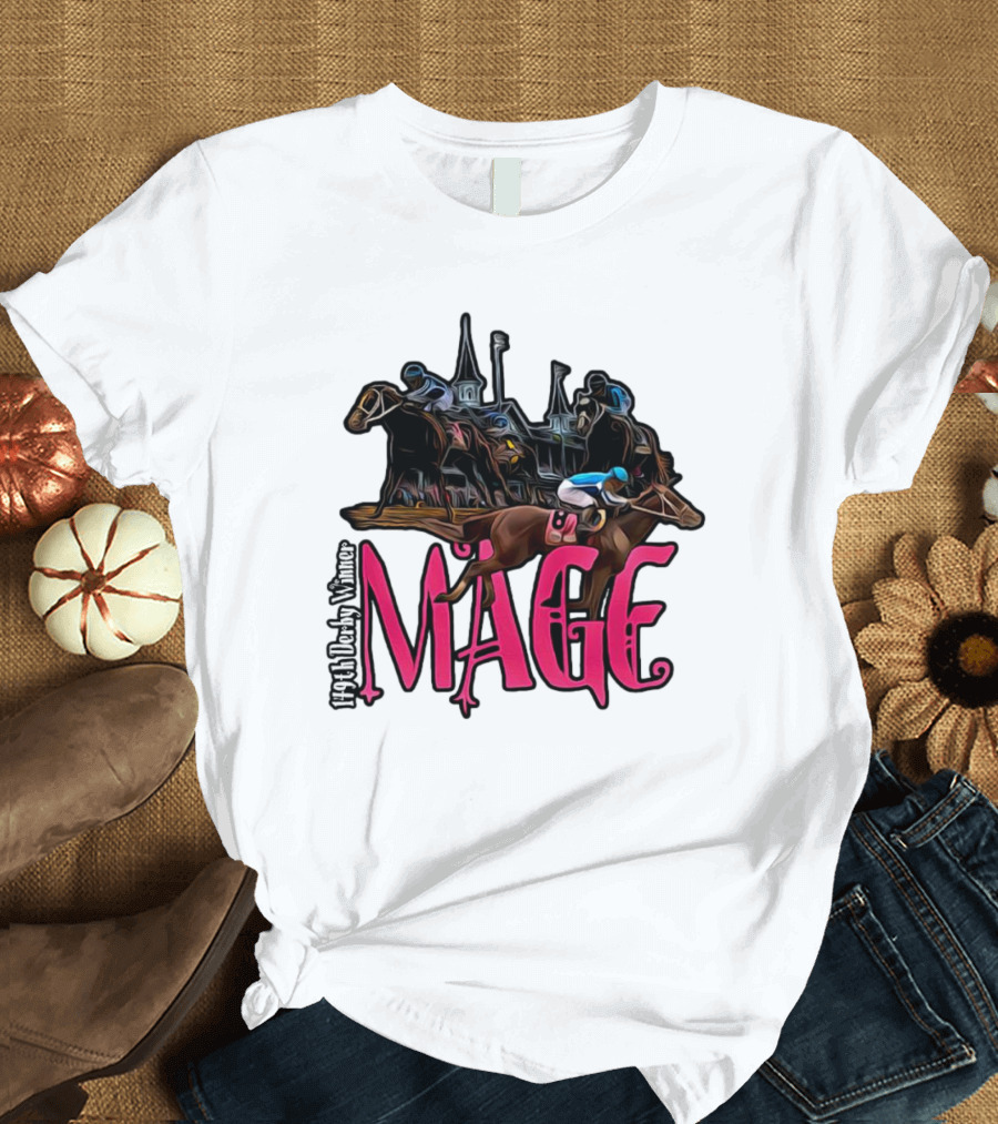 Mage 149th Derby Winner Horse Racing Iconic Event T-Shirt