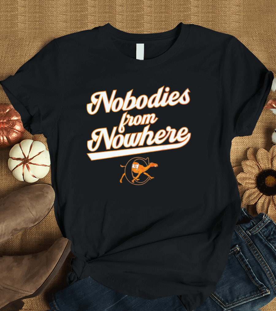 Nobodies From Nowhere Campbell Baseball Retro Horse T-Shirt