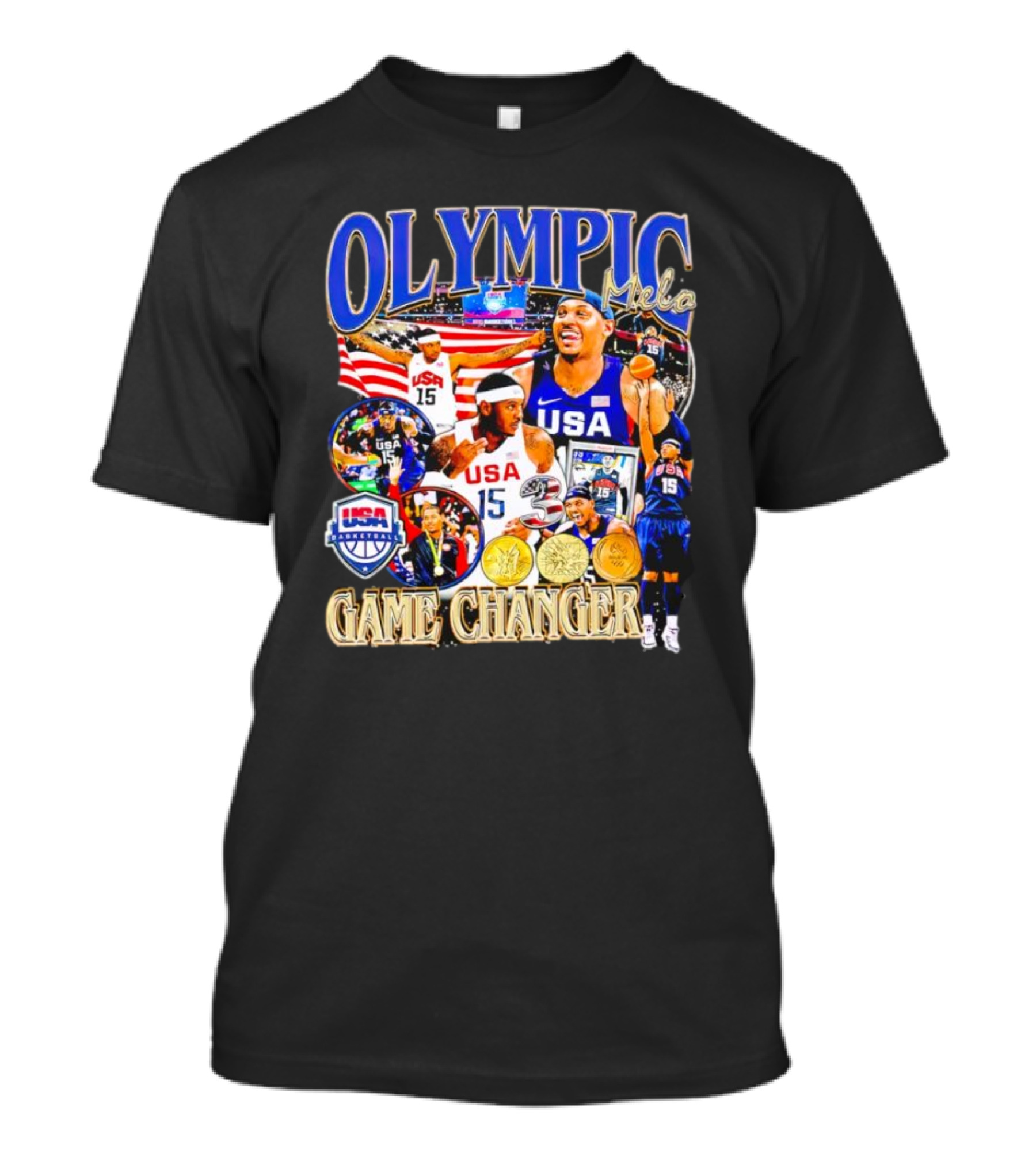 OLYMPIC Melo USA Basketball 15 Game Changer T-Shirt