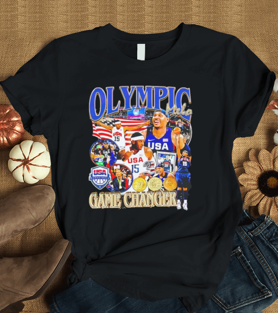 OLYMPIC Melo USA Basketball 15 Game Changer T-Shirt