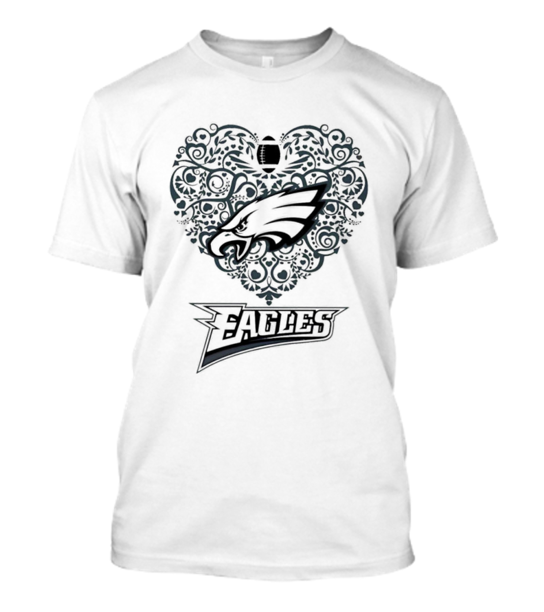 Philadelphia Eagles Heart Football Eagles T-Shirt