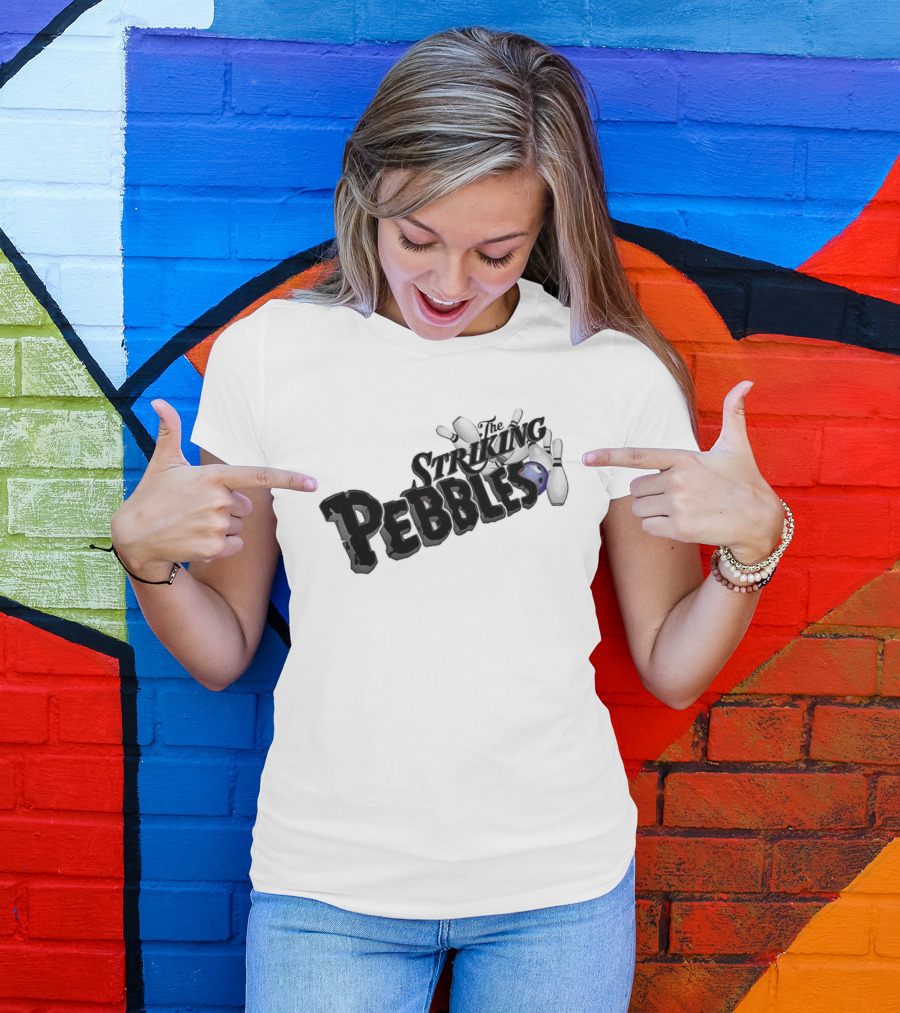 The Striking Pebbles Bowling Pins And Ball T-Shirt