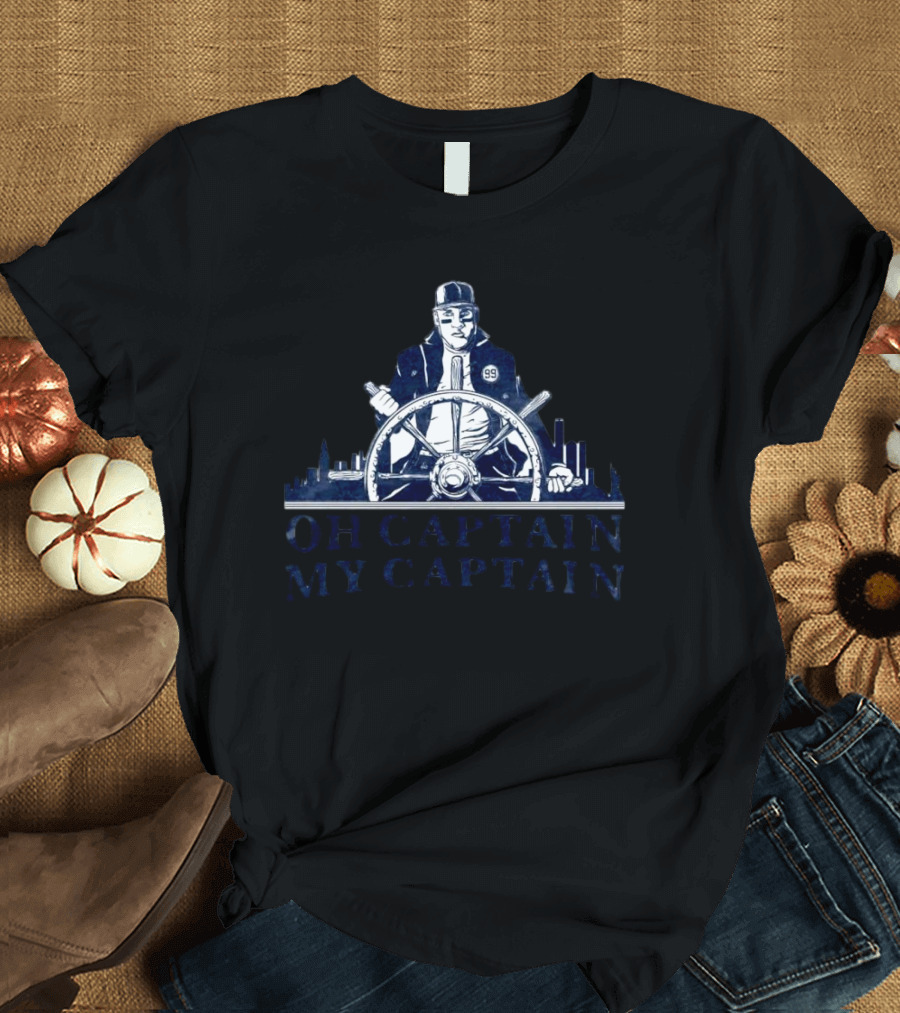 Aaron Judge 99 Oh Captain My Captain Baseball T-Shirt