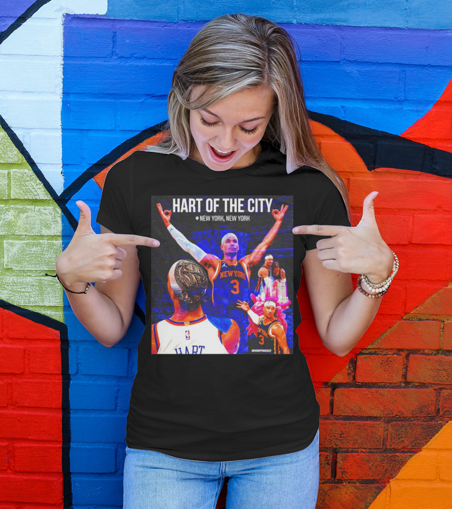 Hart Of The City New York Knicks Josh Hart Basketball NYC T-Shirt