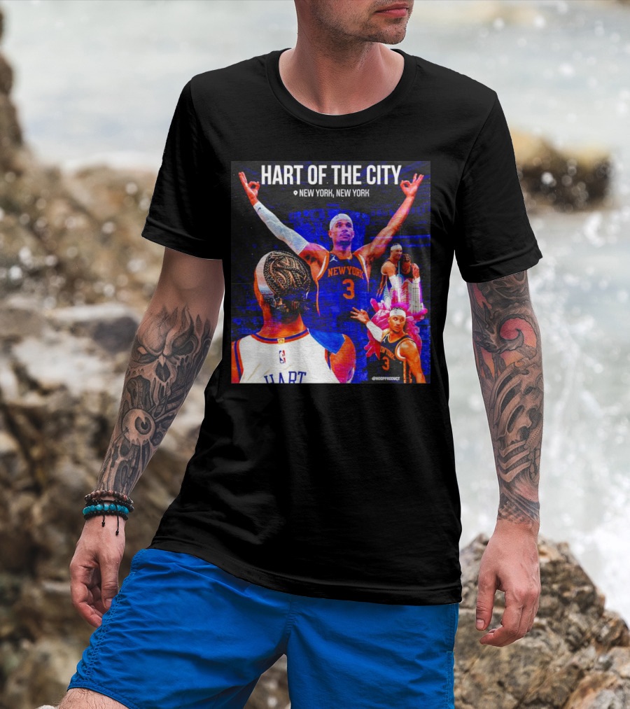 Hart Of The City New York Knicks Josh Hart Basketball NYC T-Shirt