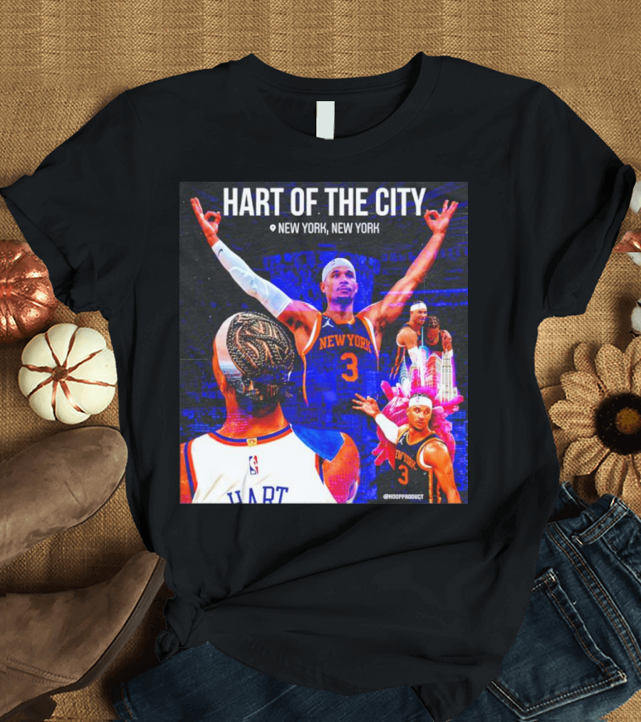 Hart Of The City New York Knicks Josh Hart Basketball NYC T-Shirt