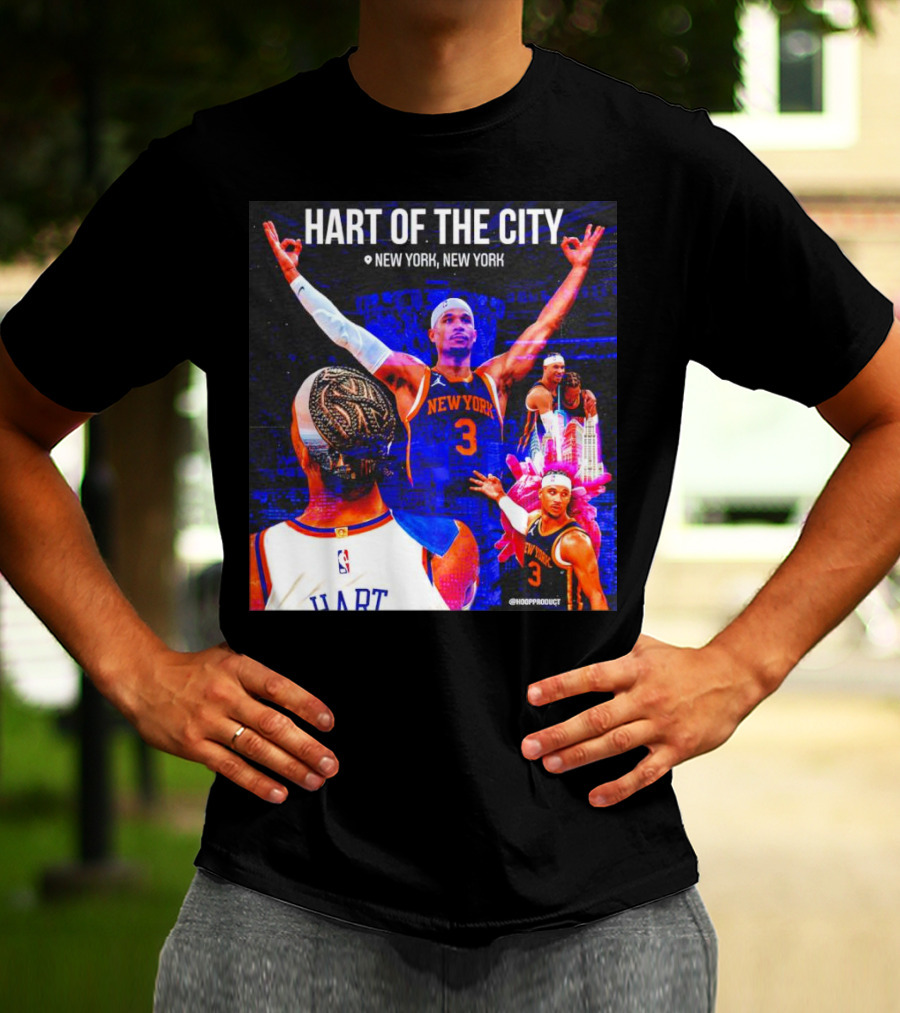 Hart Of The City New York Knicks Josh Hart Basketball NYC T-Shirt