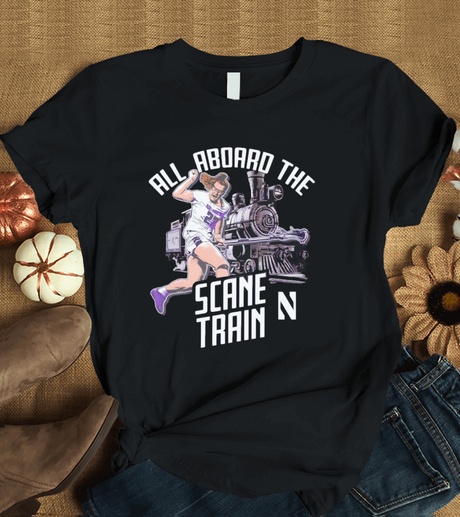 All Aboard The Izzy Scane Scane Train T-Shirt