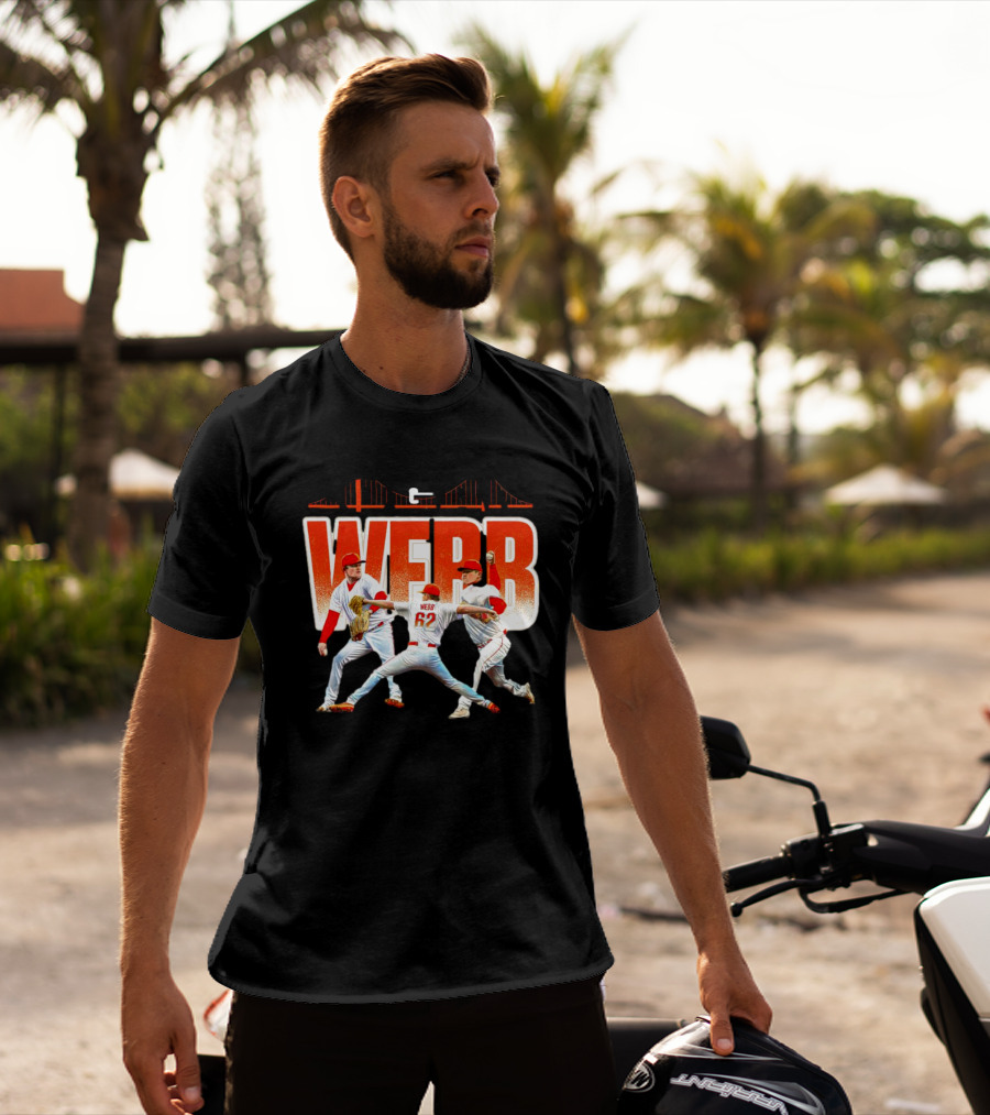 Logan Webb Baseball Action Trio 62 T-Shirt