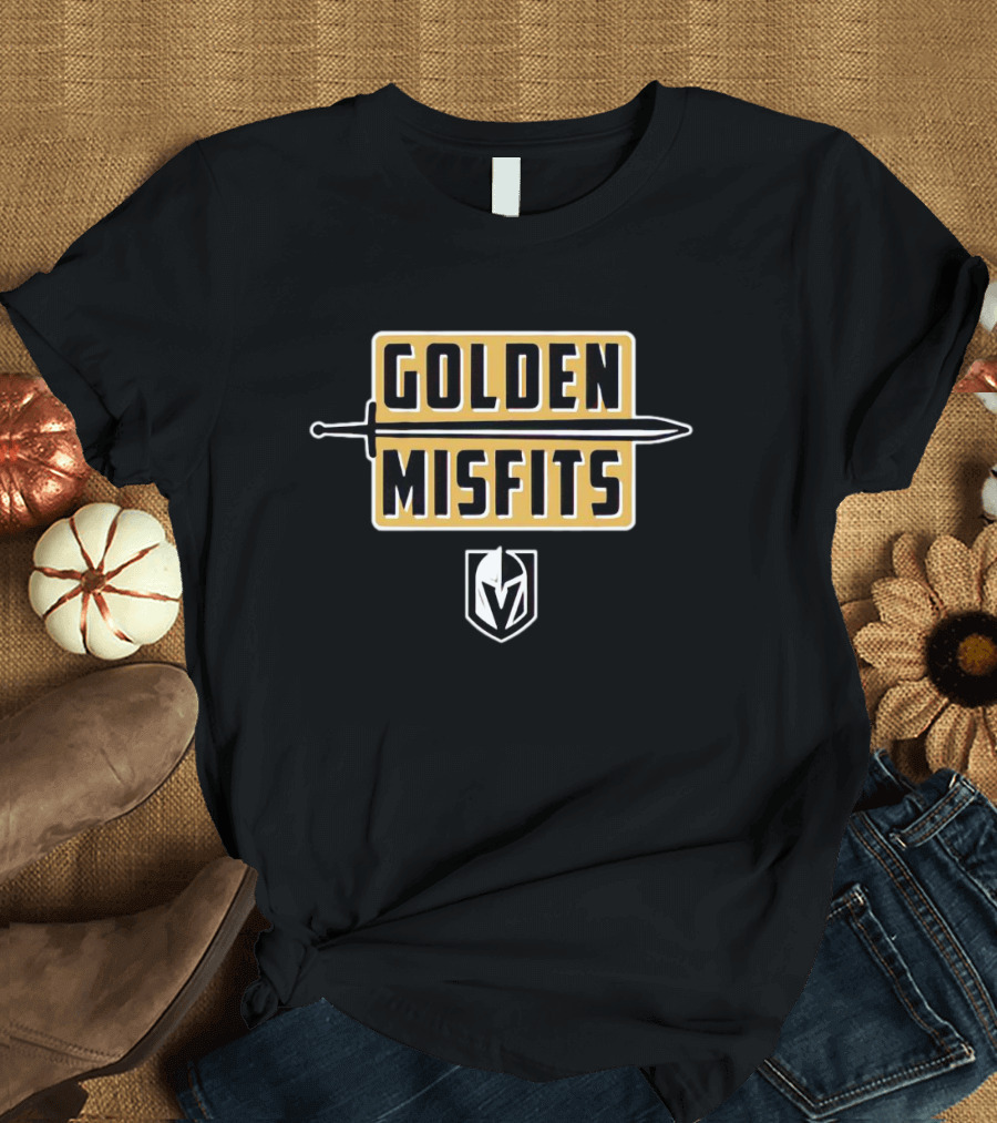 Vegas Golden Knights Golden Misfits Sword T-Shirt