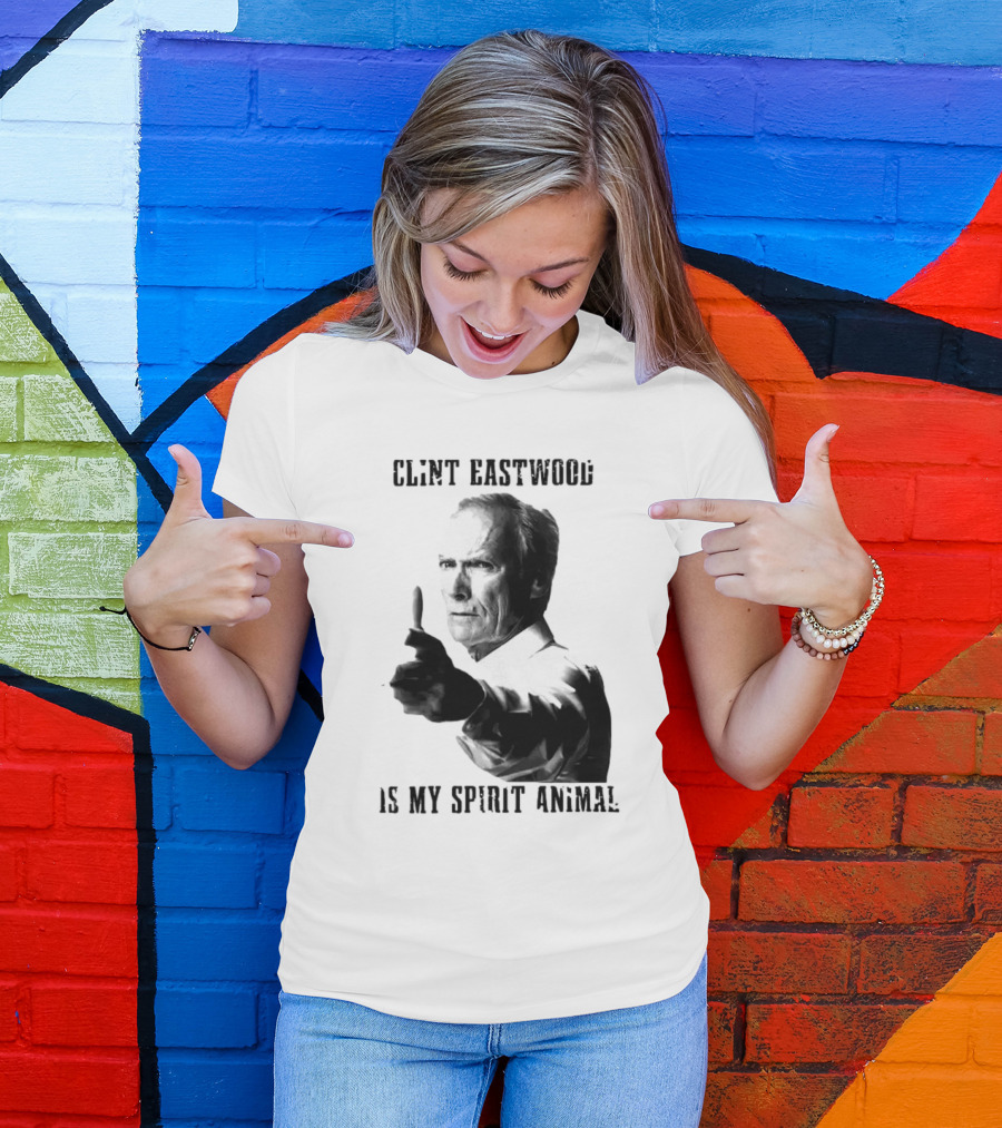 Clint Eastwood Is My Spirit Animal Image T-Shirt