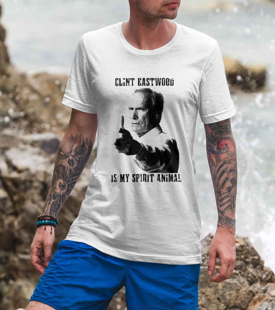 Clint Eastwood Is My Spirit Animal Image T-Shirt