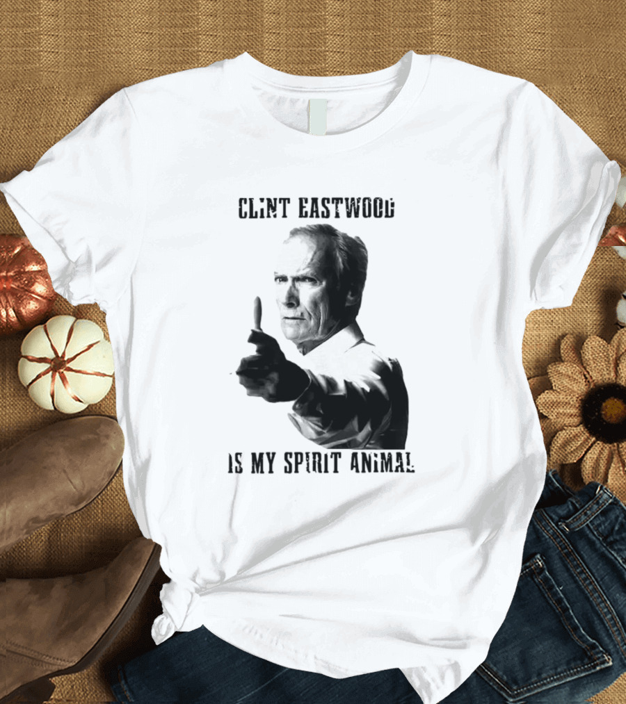 Clint Eastwood Is My Spirit Animal Image T-Shirt
